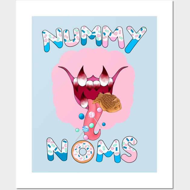 Nummy Noms Wall Art by MxMelmelB